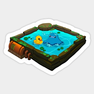 Puddle Slime Bath Time Sticker